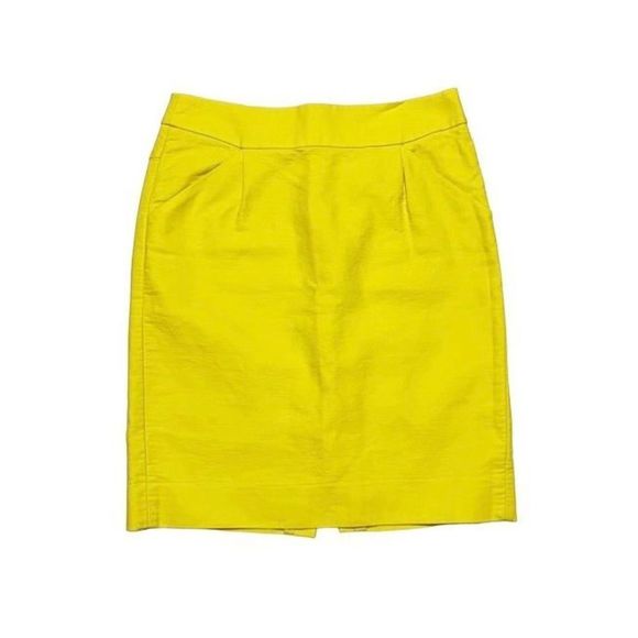 Jupe En Laine J.Crew Moutarde Taille 2 - Occasion Très Bon état (EUC)